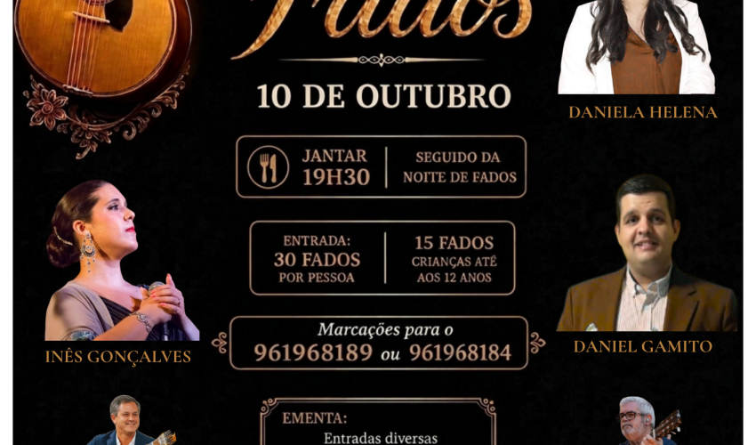 Noite de Fados - 10 de Outubro 2026